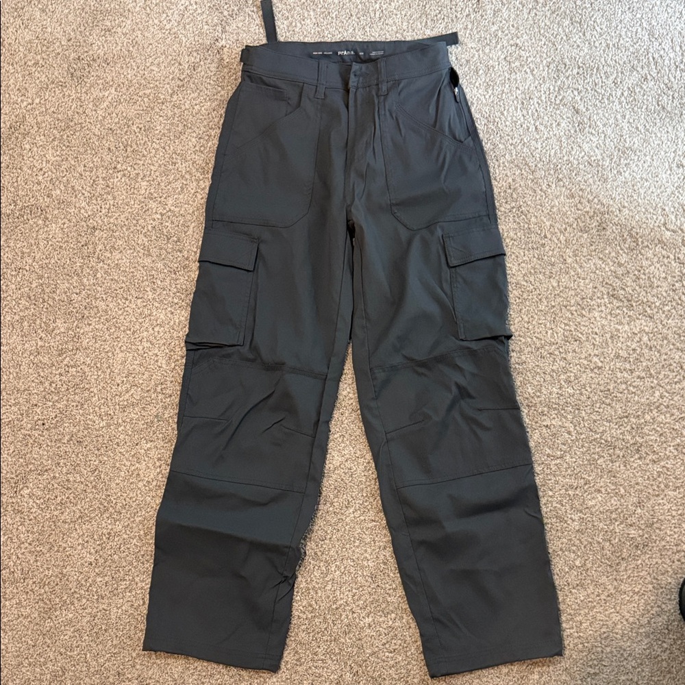 Prana Women’s Gray Hiking Cargo Pants size 6